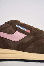 Sneakers donna Reelwind in suede marrone WWLW UT12 AUTRY 