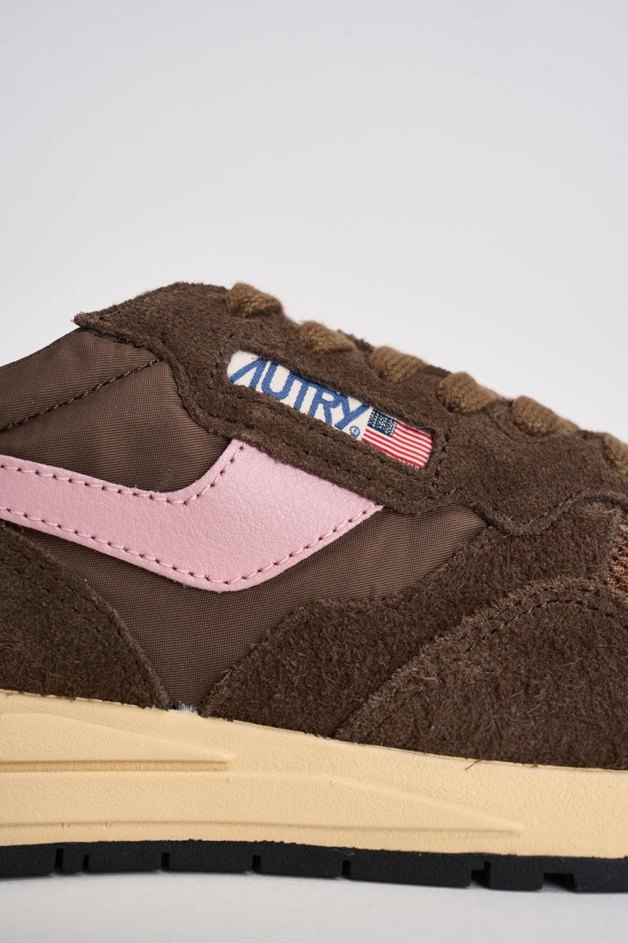Sneakers donna Reelwind in suede marrone WWLW UT12 AUTRY 