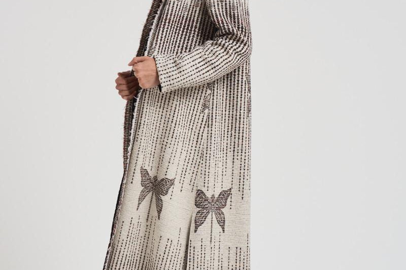 Cappotto a fantasia donna 14005 0182BOROTALCO FORTE FORTE 