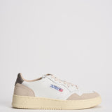 Sneakers uomo Medalist low in suede beige e grigio AULM LS01 AUTRY 