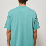 T-shirt uomo girocollo celeste AMU037CL03 C0024 AMISH 