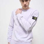 Felpa uomo girocollo lilla 6100044 S0051V0088 STONE ISLAND 