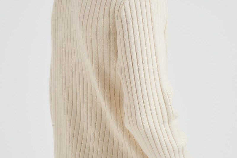 Maglia uomo a costine panna 710974167 003 RALPH LAUREN 