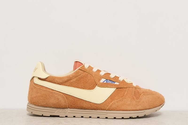 Sneakers uomo Windspin in suede arancione SLMU B05 AUTRY 