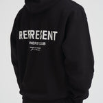 Felpa uomo con cappuccio nera OCM4113 BLACK REPRESENT 
