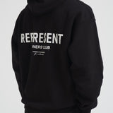 Felpa uomo con cappuccio nera OCM4113 BLACK REPRESENT 