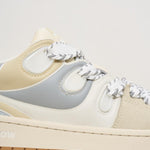 Sneakers donna Olli beige e bianche ASN172. 002/44 BARROW 