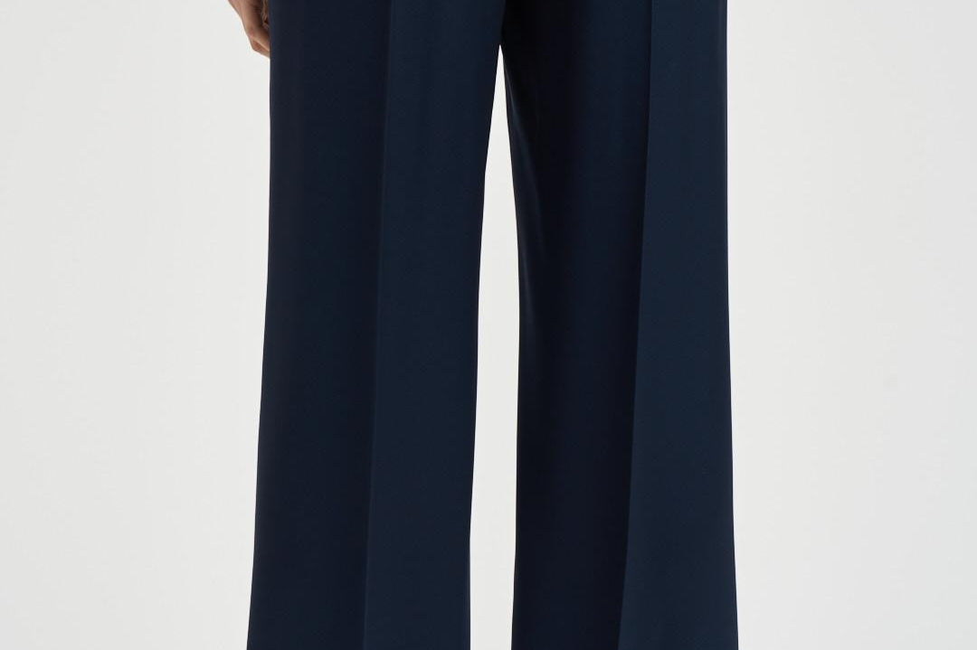 Pantalone donna Jared blu navy F6SS80 N08 LIVIANA CONTI 