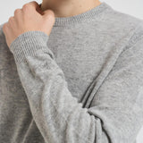 Maglia uomo girocollo grigia REGENT LAMBSWL15ML MC2 SAINT BARTH 