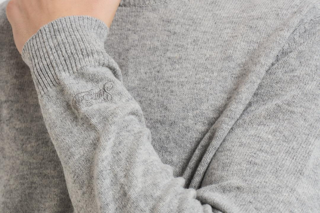 Maglia uomo girocollo grigia REGENT LAMBSWL15ML MC2 SAINT BARTH 