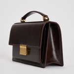 Borsa donna Venezia bag in pelle laminata testa di moro GWA00467 A00074955357 GOLDEN GOOSE 