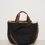 Borsa donna Mirozy in rafia nera MIROZY BLACK IBELIV 