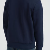 Felpa uomo girocollo in pile blu SH9608 166 LACOSTE 