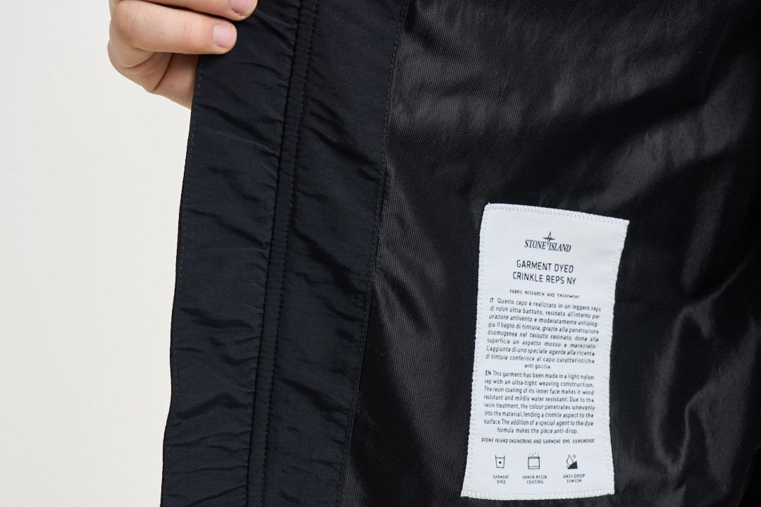 Giacca uomo con cappuccio nera 4100001 S0A23V0029 STONE ISLAND 