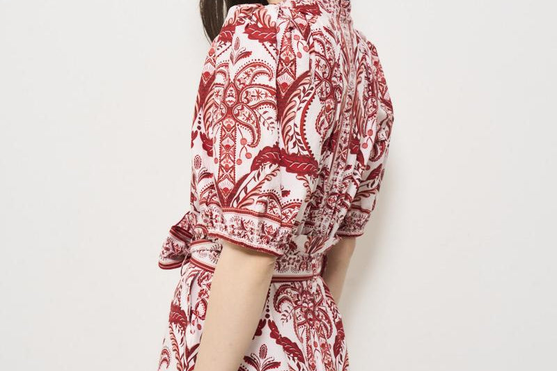 Tuta donna fantasia rossa 332114 TROPICAL FARM RIO GLOBAL 