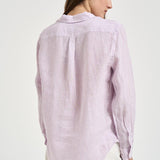 Camicia donna a righe lilla 211A96158 006 RALPH LAUREN 