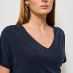 T-shirt donna girocollo blu 25710 60 RRD 