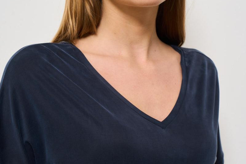 T-shirt donna girocollo blu 25710 60 RRD 