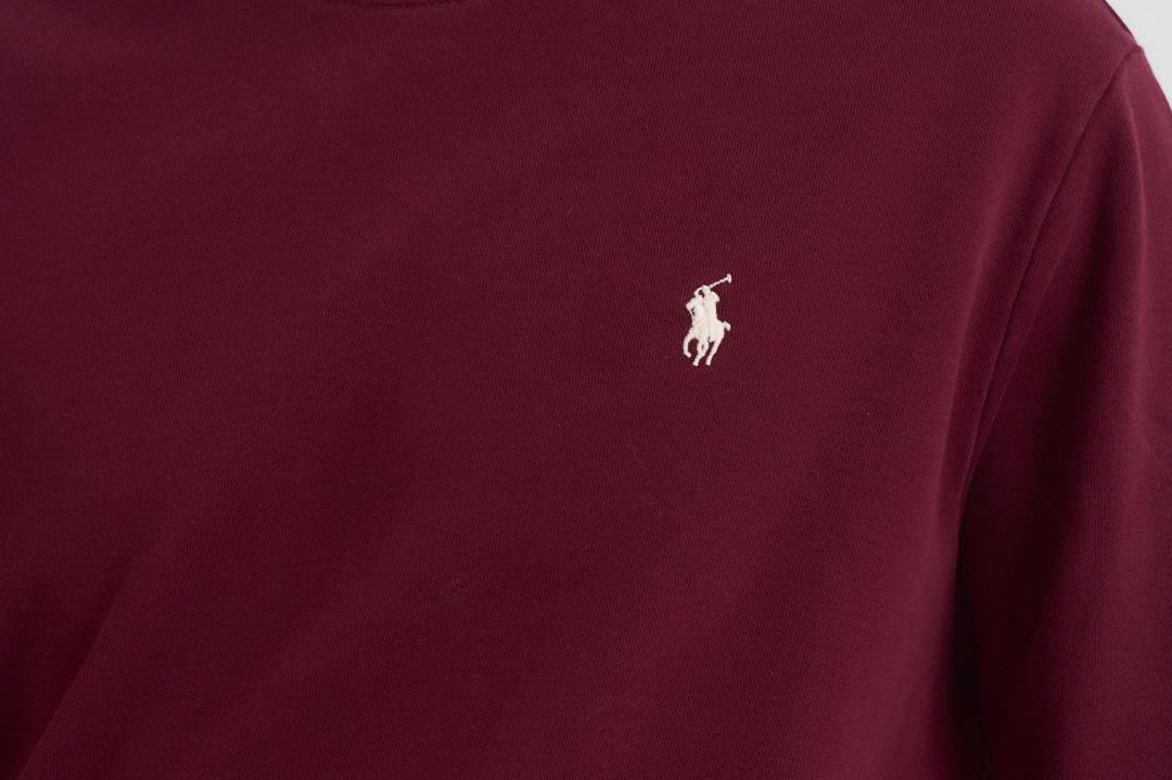 Felpa girocollo uomo bordeaux 710916689 032 RALPH LAUREN 