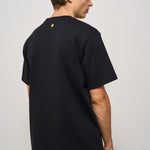 T-shirt uomo girocollo nera ATH084 110 BARROW 