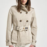 Trench donna corto ghiaccio S1154 217 BAZAR DELUXE 