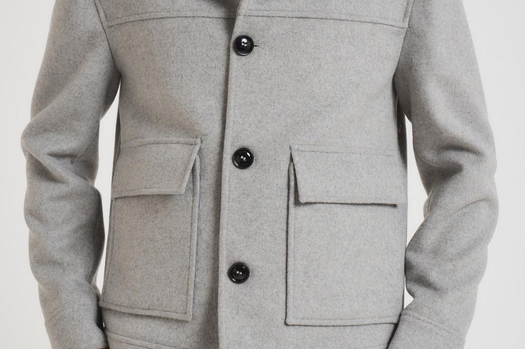 Giacca uomo a camicia grigio chiaro DENVER MCP34GRIGIO CHIARO ACCADEMIE TESSILI 