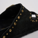 Sandalo donna Arizona nero con borchie oro<BR/> 1027855 BLACK BIRKENSTOCK 