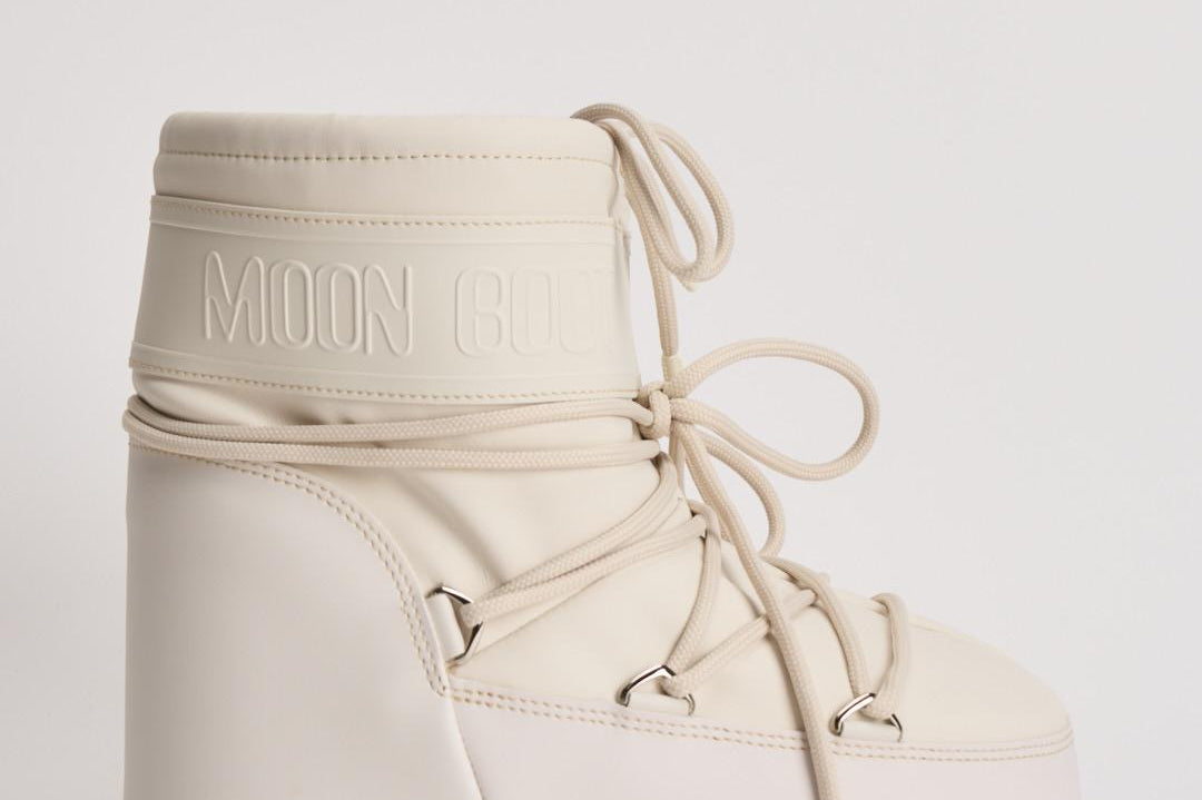 Stivale donna Icon Low Rubber crema 1409380 L002CREAM MOON BOOT 