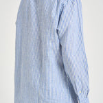 Camicia uomo celeste in misto lino e cotone 710B16700 001 RALPH LAUREN 