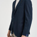 Giacca uomo monopetto blu notte GL797MF 102579 SANTANIELLO 