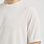 T-shirt uomo girocollo in maglia bianca 300421 25 KANGRA 