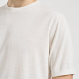 T-shirt uomo girocollo in maglia bianca 300421 25 KANGRA 