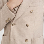 Giacca uomo doppiopetto beige 2813 557013 L.B.M. 