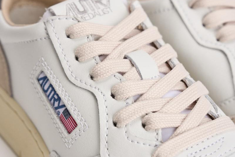 Sneakers donna Medalist panna, beige e grigio AULW LS01 AUTRY 