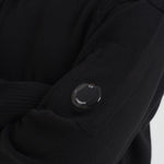 Felpa uomo girocollo in misto lana nera KN707A 110149A999 CP COMPANY 