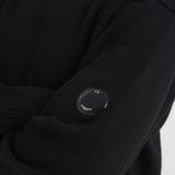 Felpa uomo girocollo in misto lana nera KN707A 110149A999 CP COMPANY 