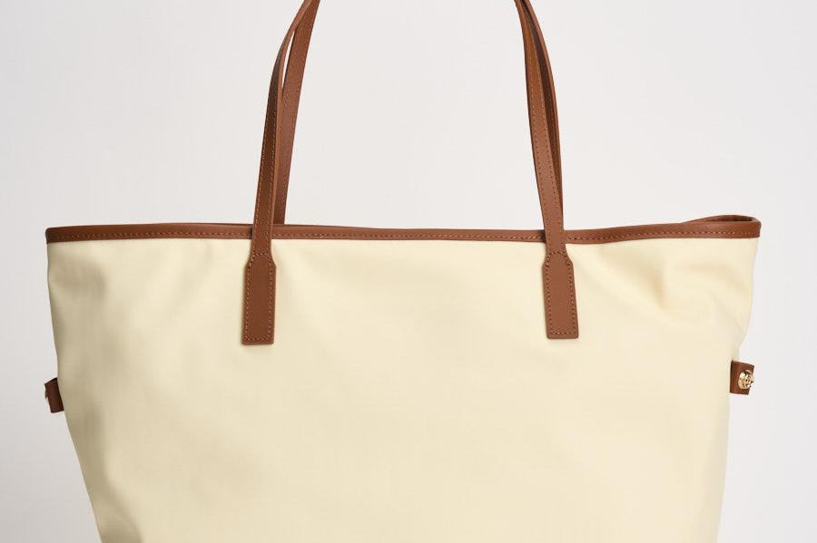 Borsa donna City media in nylon panna CB0002 01818L1018 MC2 SAINT BARTH 