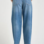 Jeans donna gamba dritta in denim blu 103857A341 ESTELLEPJF PINKO 