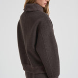Giubbotto donna in lana grigio D431747 LEAK886MORO P.a.r.o.s.h. 