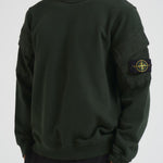 Felpa uomo Brushed Organic Cotton verde 6100008 S0A20V005E STONE ISLAND 