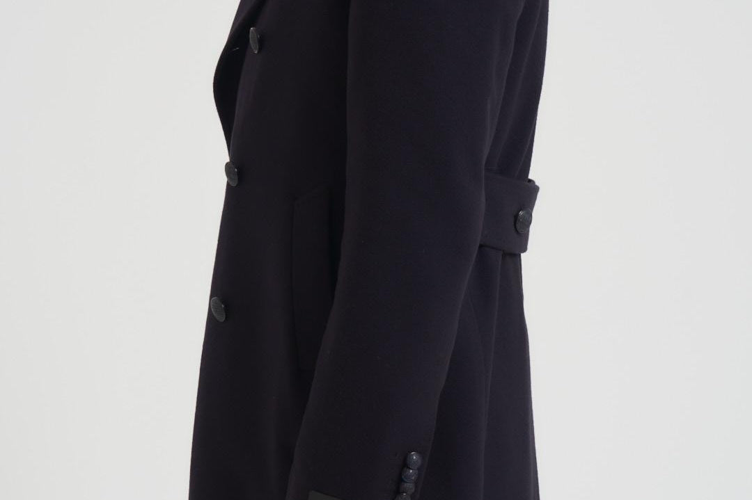 Cappotto uomo doppiopetto blu notte ARDEN 350001B5054 TAGLIATORE 