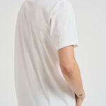 T-shirt uomo girocollo panna con ricamo ARNOTT ELCTRIC10EMB MC2 SAINT BARTH 