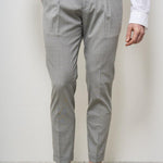 Pantalone uomo grigio chiaro Tiberios TIBERIOS 32508240 BRIGLIA 