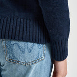 Maglia donna Bear blu 211927070 001 RALPH LAUREN 