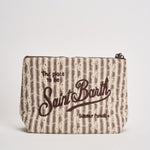 Pochette donna Aline sangallo marrone ALINESANGALLO 00561L MC2 SAINT BARTH 
