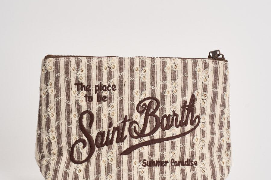 Pochette donna Aline sangallo marrone ALINESANGALLO 00561L MC2 SAINT BARTH 