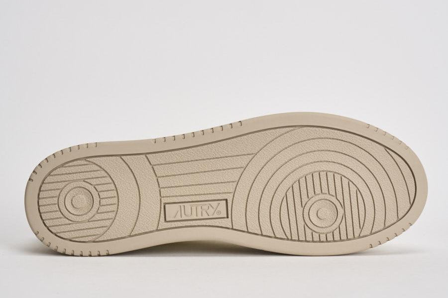 Sneakers uomo Medalist Low panna e verde AULM NE18 AUTRY 