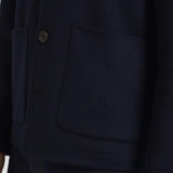 Cappotto uomo corto blu notte CARY NAVY BLUE ACCADEMIE TESSILI 