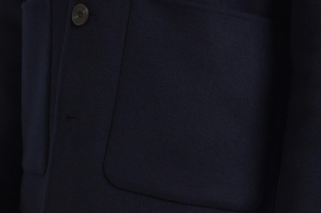 Cappotto uomo corto blu notte CARY NAVY BLUE ACCADEMIE TESSILI 