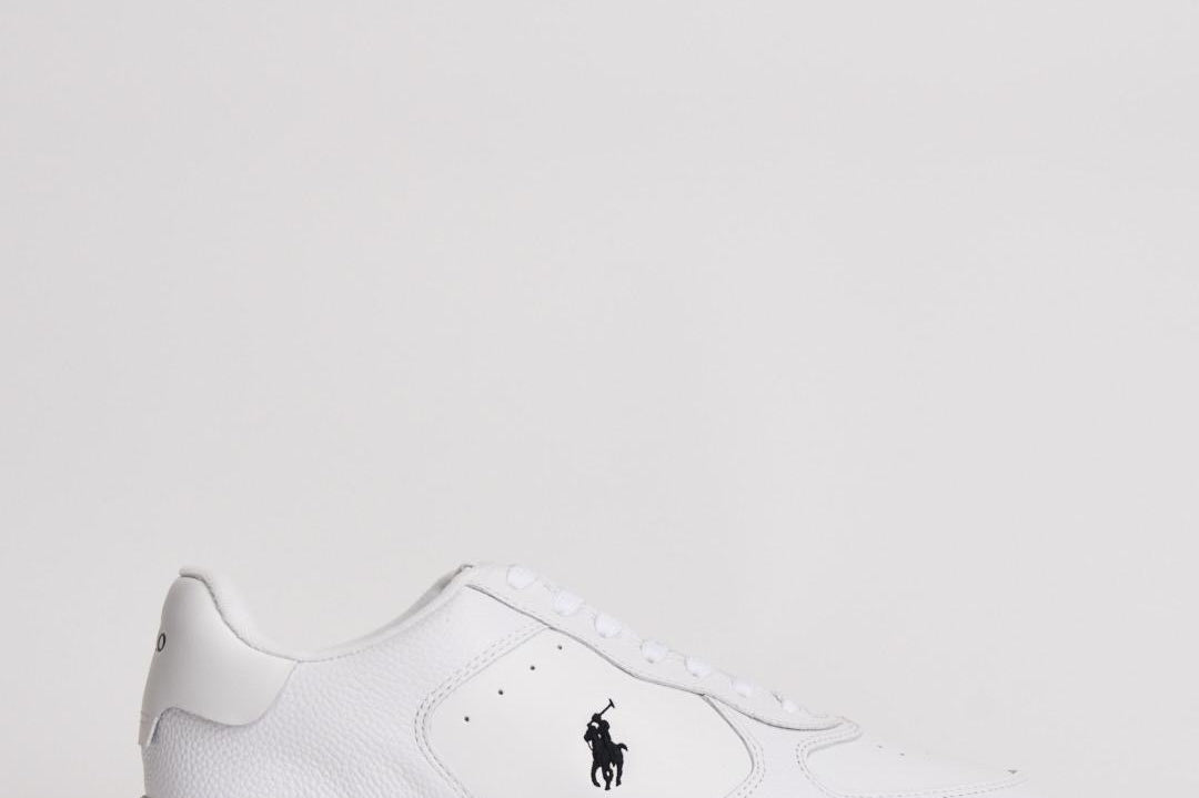 Sneakers uomo Masters Court bianca 809891791 009 RALPH LAUREN 